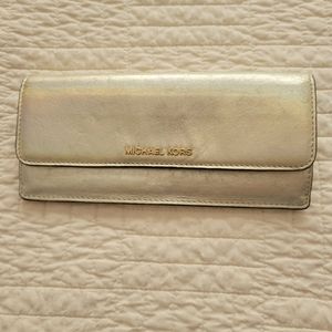 Michael Kors Metallic Gold Wallet
